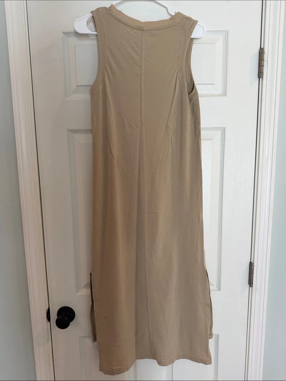 Lululemon Sleeveless Maxi Tank Dress in Taupe
